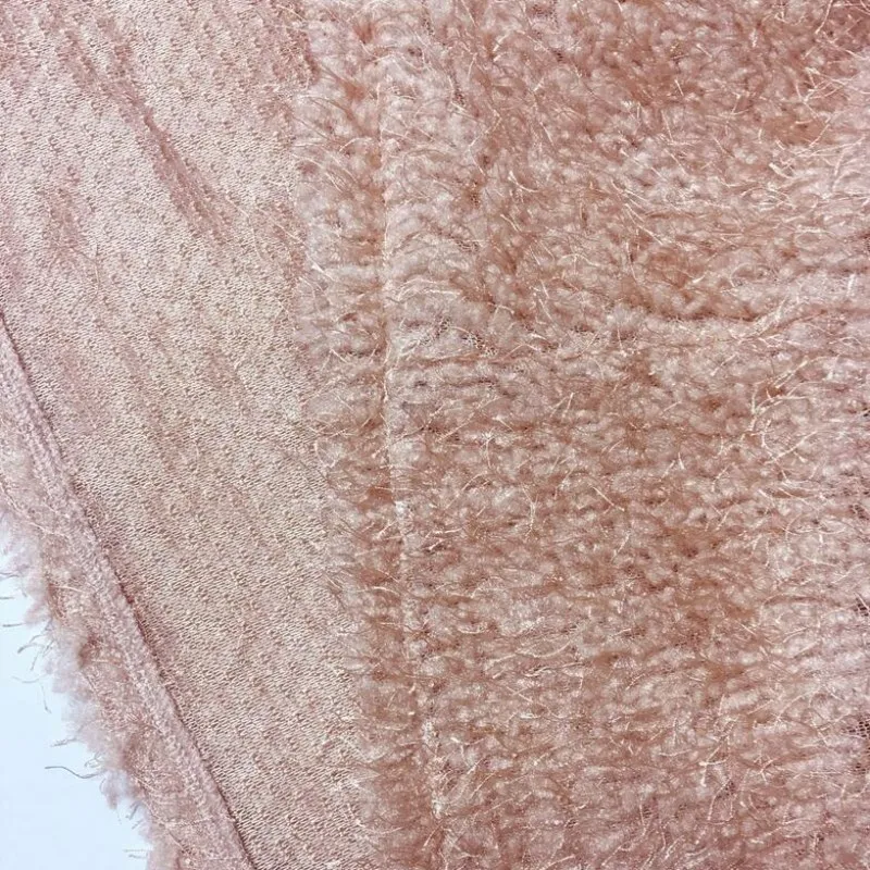 Женское меховое пальто 2018 зимнее пушистое лохматое длинное из искусственного