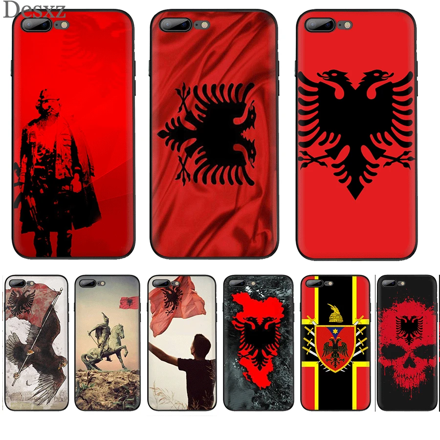 Чехол для мобильного телефона из Албании чехол ТПУ iPhone 11 Pro XR X XS Max 7 8 6 6S Plus 5S SE 5 |