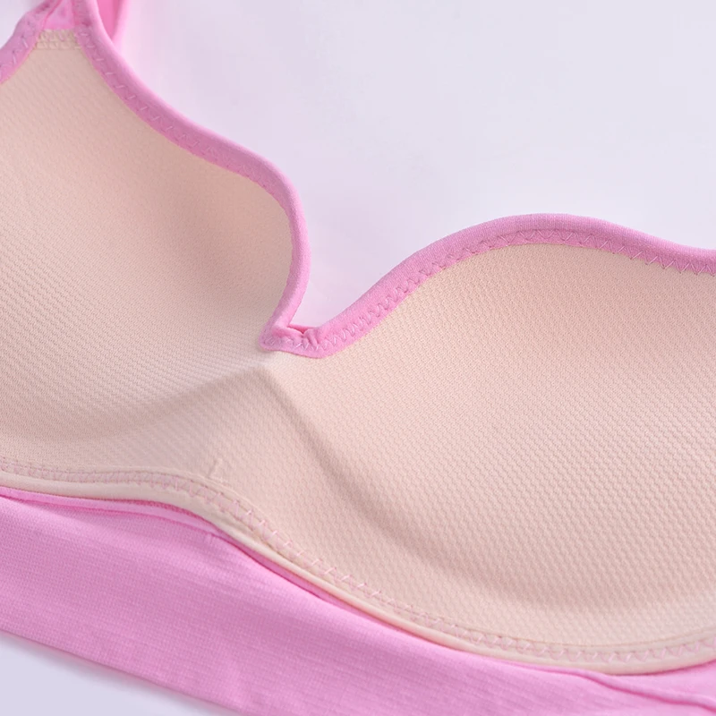 Женский бюстгальтер для занятий спортом с мягкой подкладкой без косточек 5