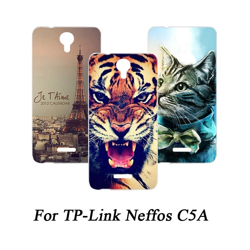 Мягкий чехол для телефона из ТПУ TP Link Neffos C5A чехлы силиконовые с рисунком волка