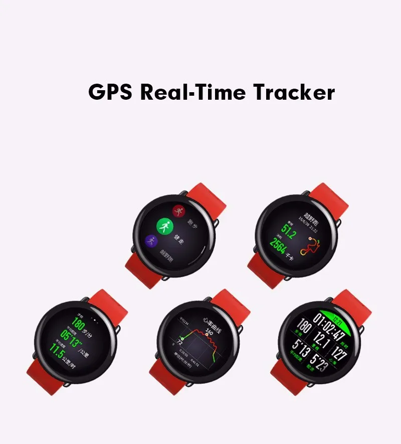 Xiaomi Huami Amazfit спортивные часы в реальном времени gps ГЛОНАСС монитор сердечного ритма Импульсный керамический Bluetooth 4,0 ble+ WiFi спортивные часы