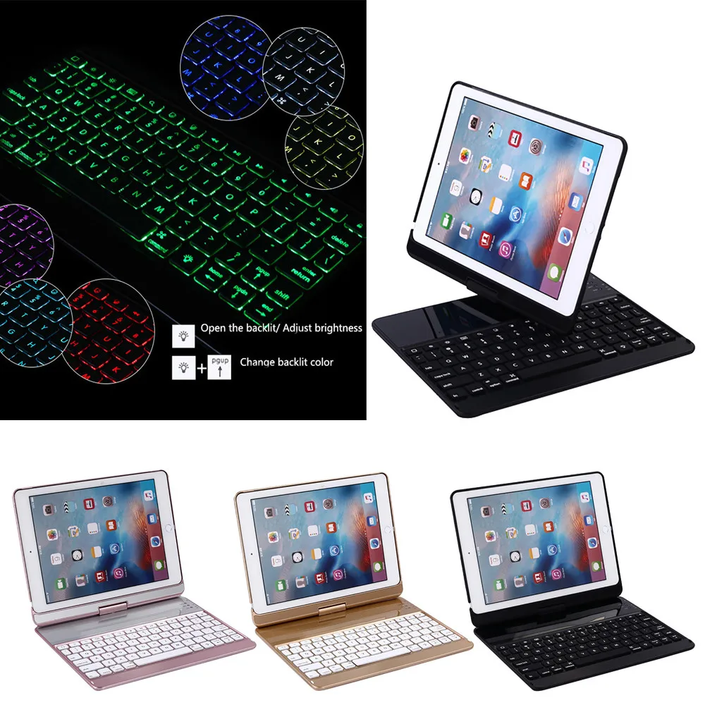 VOBERRY клавиатура для Apple, Беспроводная Bluetooth клавиатура, съемная для Ipad 9,7 дюймов / Pro Air1/Air2 с держателем для карандашей#2