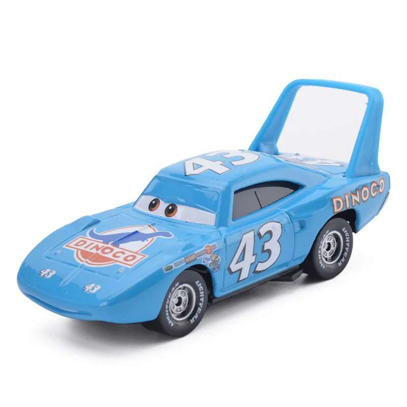 King Дисней Pixar Тачки 2 3 Молния Маккуин король F1 дядюшка грузовой автомобиль литой Сплав Автомобили Модель детский день подарок игрушка для малыша мальчика - Цвет: King