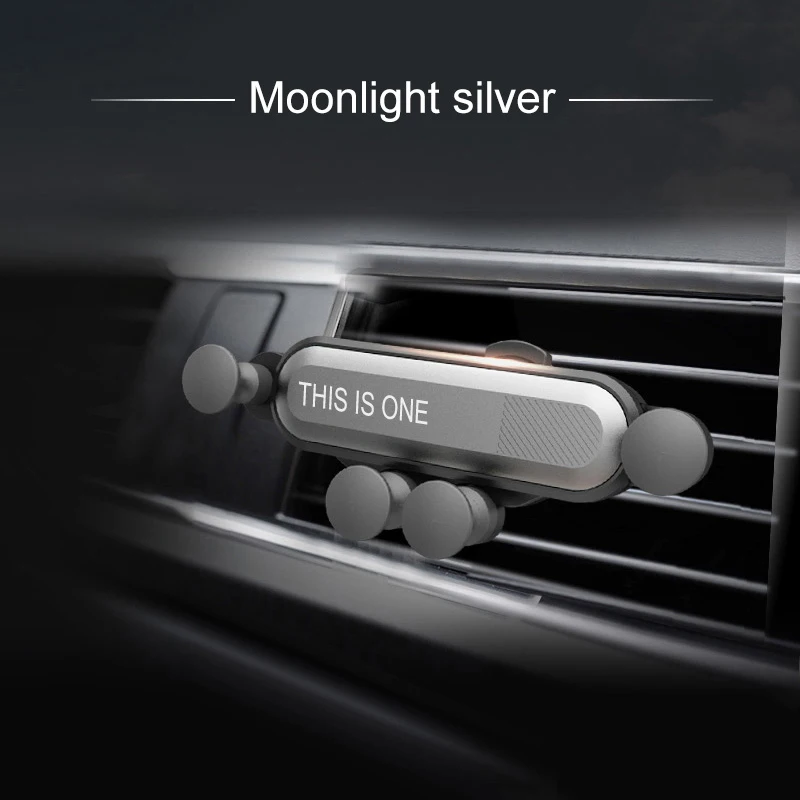 Универсальный автомобильный держатель для телефона Gravity Car Air Vent Mount In Car для Iphone X 8 8 Plus XR XS Max One с ручным управлением подставка для телефона