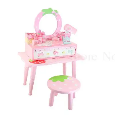 Новый детский туалетный столик для девочек имитация принцессы игрушечный