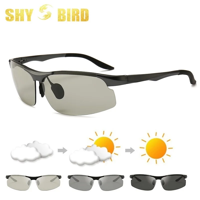 Мужские солнцезащитные очки для вождения Классические фотохромные