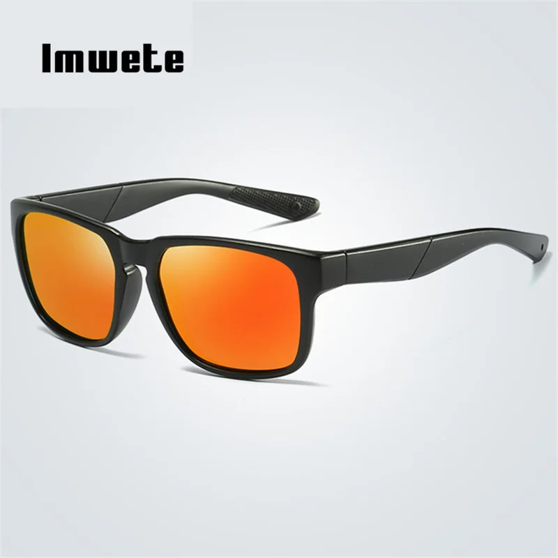 Imwete Polarized Lens Sunglasses Men Vintage Driving Sport Sun glasses Safety Protect Eyeglasses HD Goggles | Аксессуары для