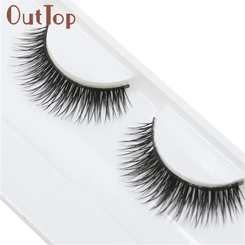 OutTop 100% Brand New Natural Beauty Dense A Pair False Eyelashes soft and comfortable to wear 05.03 | Макияж