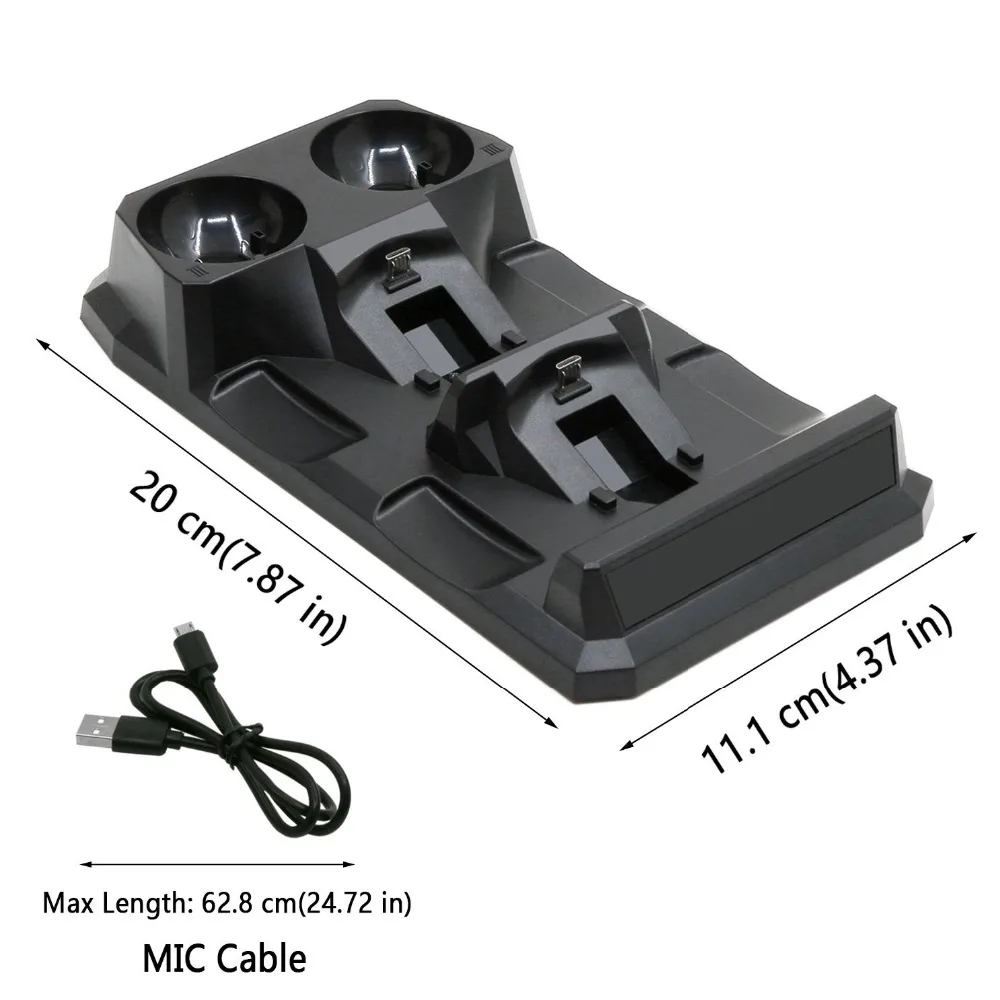 Зарядная Станция для PS Move Motion и PS4 контроллер двойной Зарядное устройство