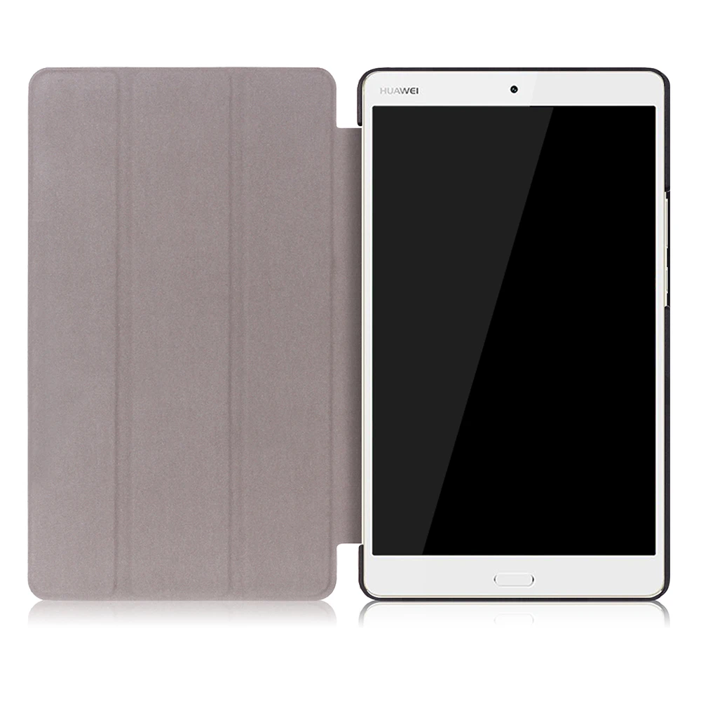 Умный чехол из искусственной кожи для huawei MediaPad M3, 8,4 дюймов, для планшета, магнитный Ультратонкий чехол с функцией пробуждения/сна+ Защитная пленка+ стилус