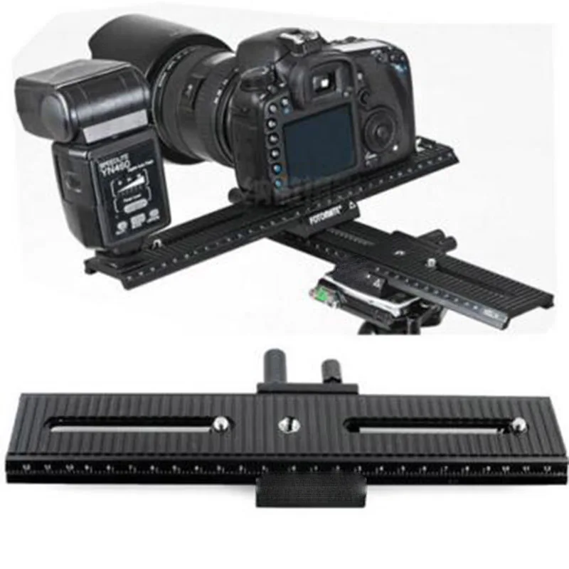 

Macro Focusing Rail Slider Trimming Metal Tripod Movable Range 2 Way 1/4" Screw LP-01 LP-02 LP-03 For canon nikon dslr camera
