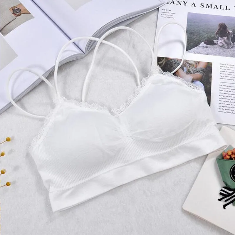 White Lace Женский спортивный бюстгальтер для фитнеса спортивный пуш-ап бюстгальтер с буквами кружевной бюстгальтер для йоги Спортивное нижнее белье Для Бега Спортзала фитнеса Топы бесшовное нижнее белье - Цвет: White Lace