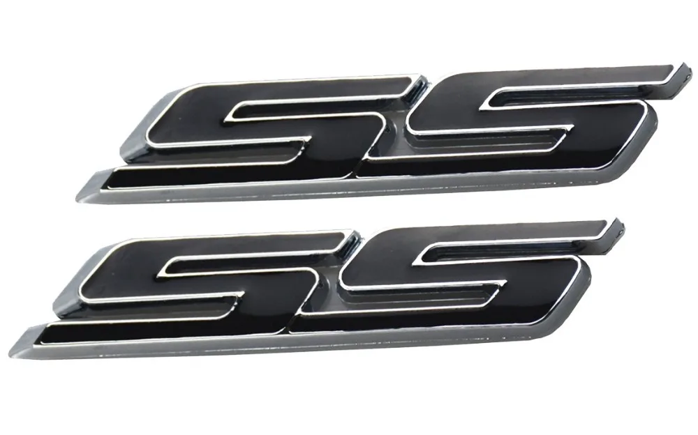 2 шт. SS логотипы марок машин из АБС пластика Стикеры 3d логотип для IMPALA Кобальт Camaro