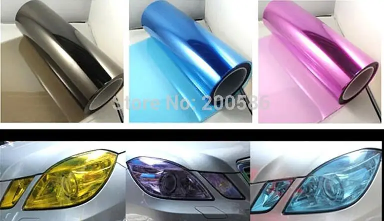 Тонировка для передних фар блеск задних матовая и Дымчатая тонировка 12