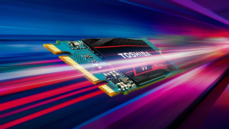 Toshiba RC100 NVMe твердотельный диск 240 ГБ M.2 2242 PCIe 3,0*2 SSD внутренний 1600 МБ/с. для ноутбука, настольного компьютера