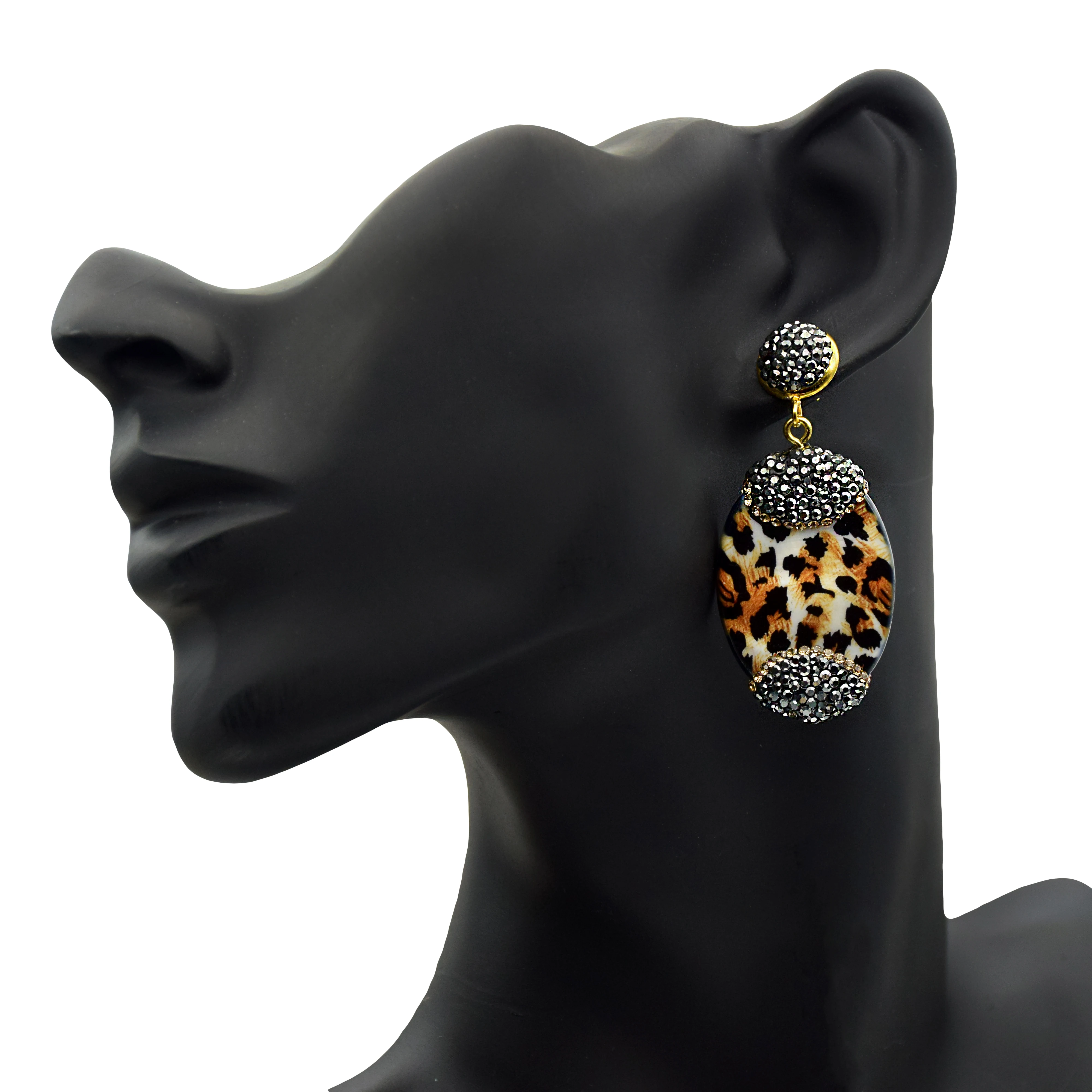 Женские Висячие серьги большие геометрические эффектные ювелирные изделия