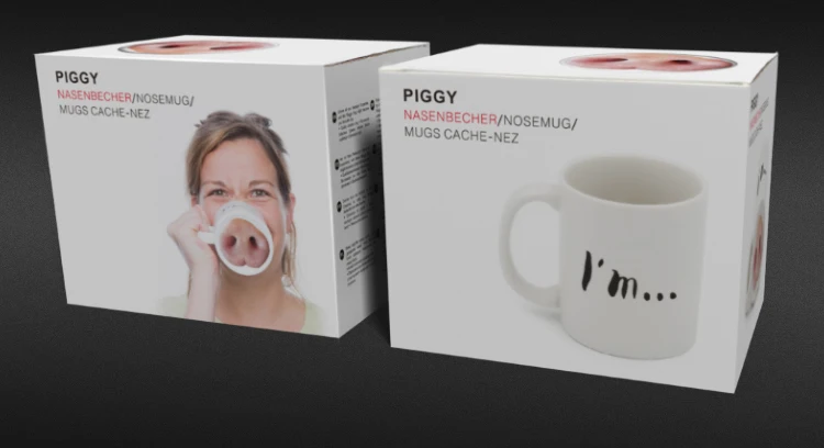 1 шт. кофейная кружка Make Fun of Pig Nose Dog чашка для воды керамическая подарок на день