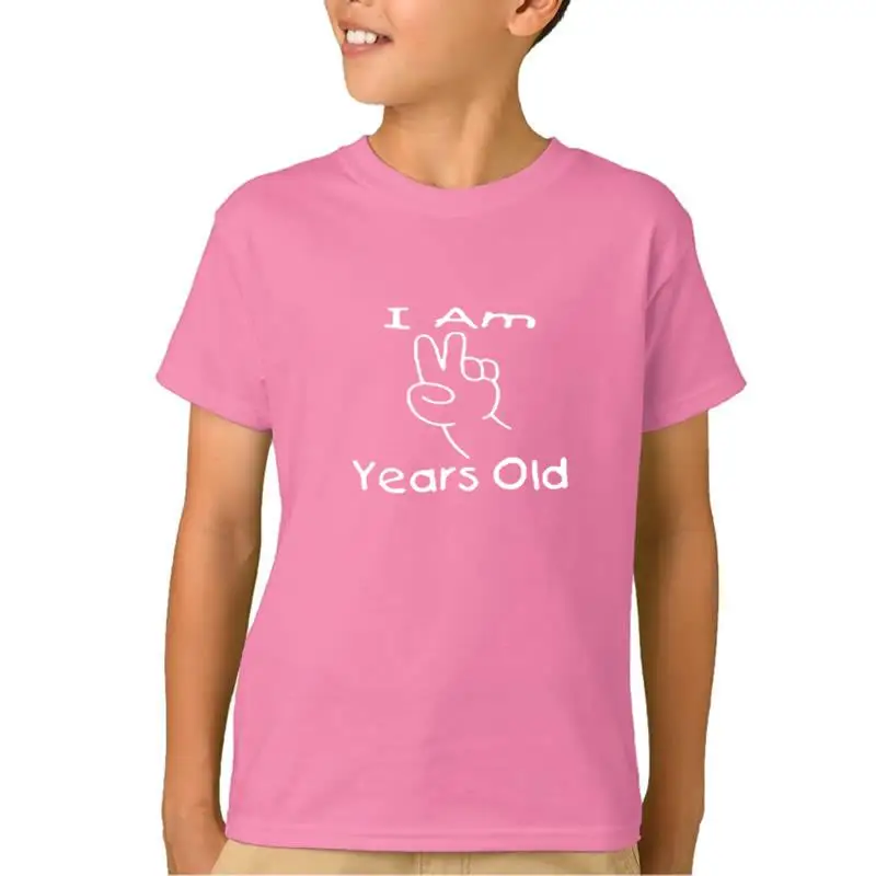 2018 Новая мода я два года принт Детская одежда футболки для Обувь мальчиков