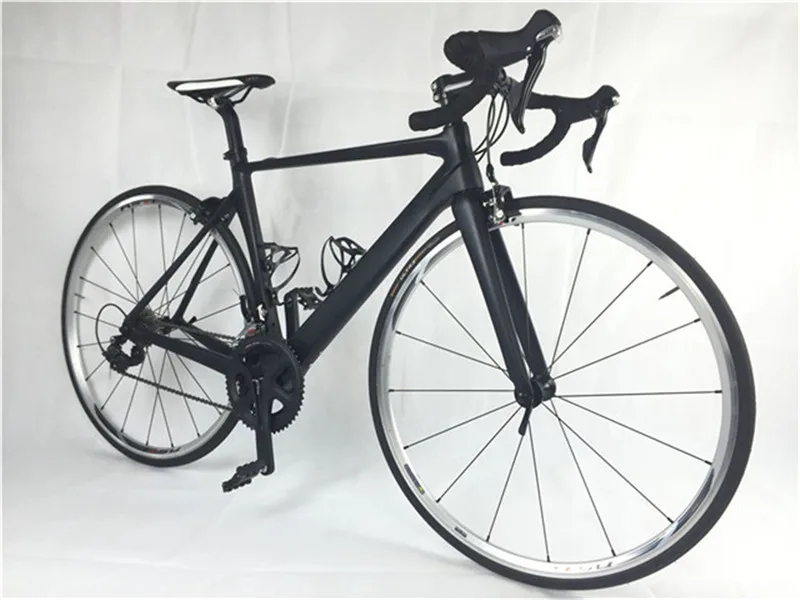 Полный углеродного волокна шоссейные велосипеды UD Carbono Frameset SH1MANO RS11 колеса