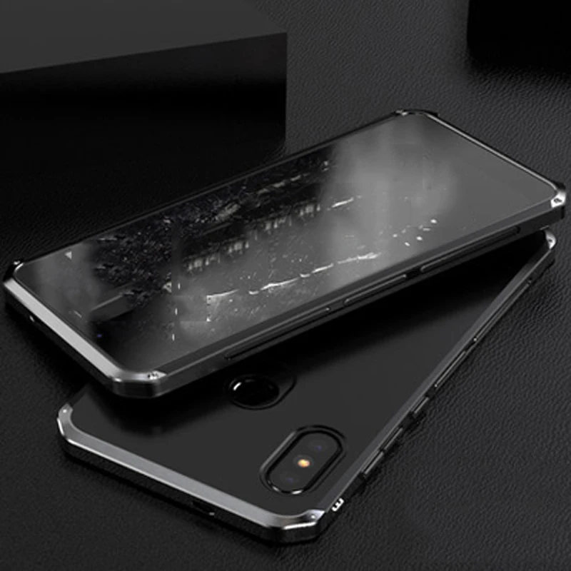 Чехлы для xaio mi x 2 S Чехол Capa с жесткой задней панелью металлический бампер Бизнес крышка чехол для телефона для mi x 2 S mi x2S металлический защитный чехол для телефона