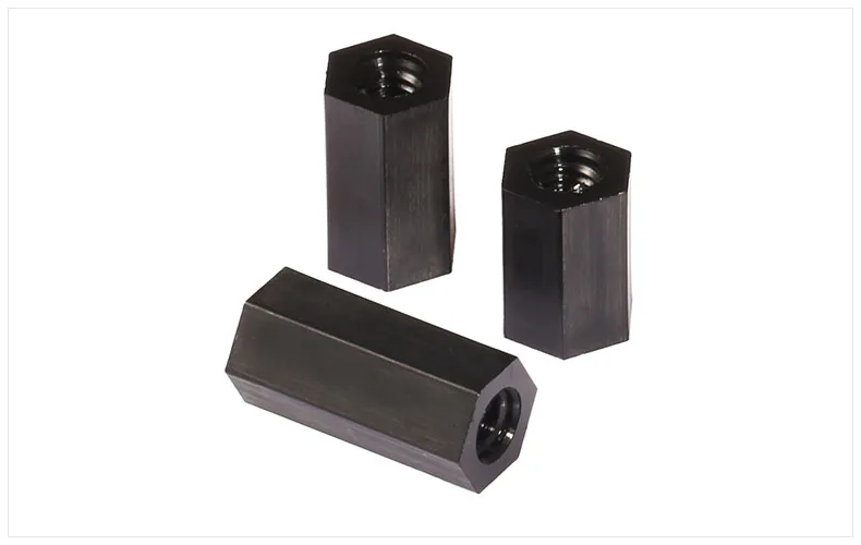 

Nylon Hexagonal columns insulated M3 M4 spacers black double-pass Plastic screws insulation