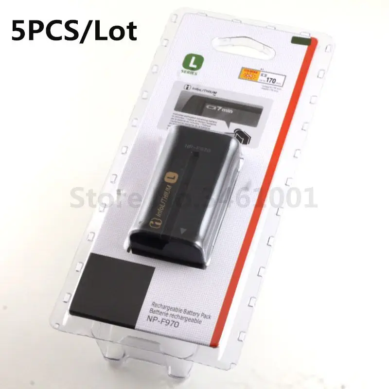 5 шт./лот NP F970 NPF970 батареи для SONY F930 F950 F960 F770 F570 CCD-RV100 TRV58 DCR-TRV110K RV100 TRV58 TRV110K