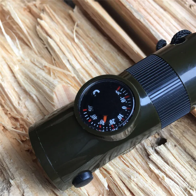 Военный экстренный выживание телефон компас светодиодный свет термометр