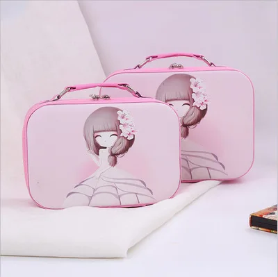 Pink girl set Ruputin для йоги, спортивная сумка для йоги, многофункциональная сумочка-косметичка Для женщин туалетные принадлежности органайзер для макияжа, сумка, Водонепроницаемый Женский хранения Make Up Чехол - Цвет: Pink girl set