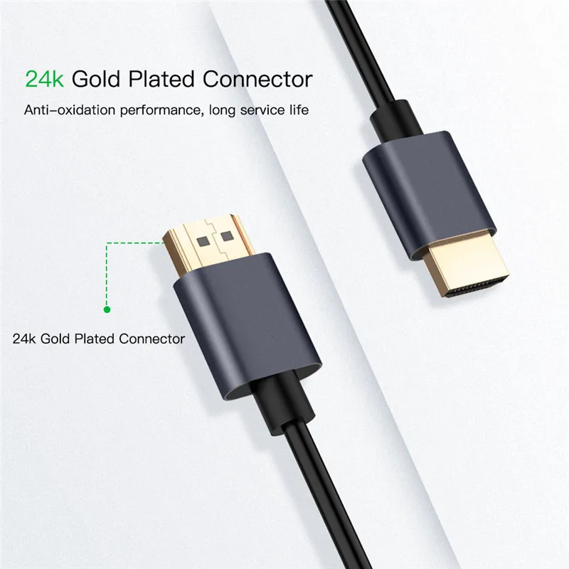 Высокое качество совместимому с HDMI кабель 4K x 2K совместимых V2.0 штекер папа