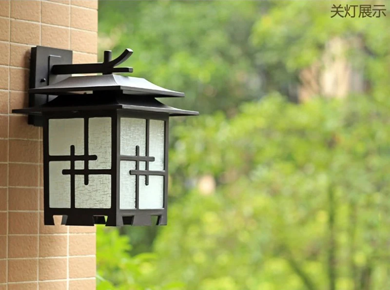 

LED water proof alluminum wall lamp for garden europea style good quality froe shinpping