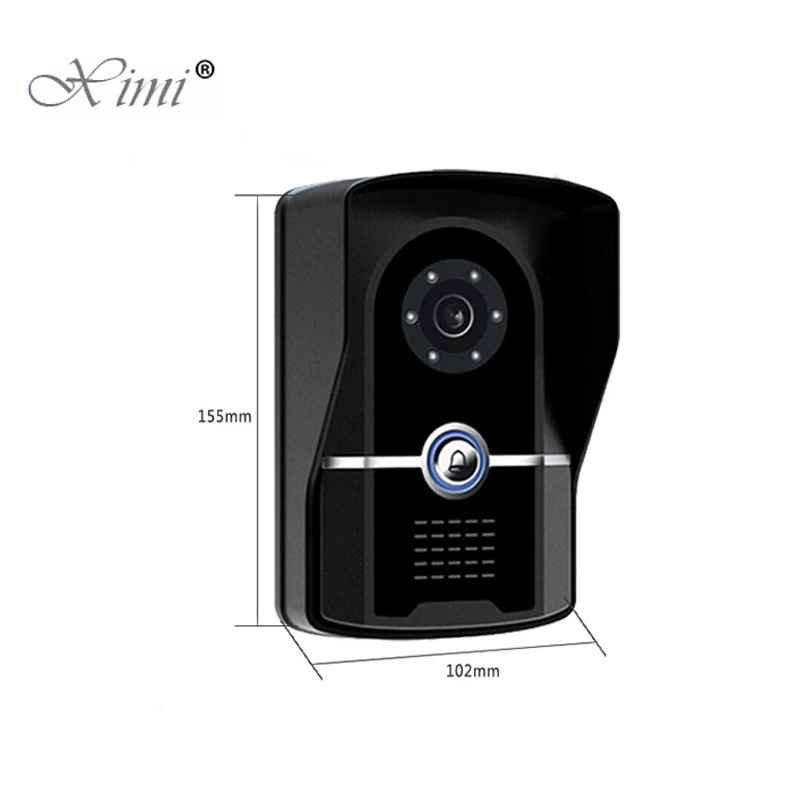 2 4 дюймовый портативный мини-видеодомофон с дистанционным управлением