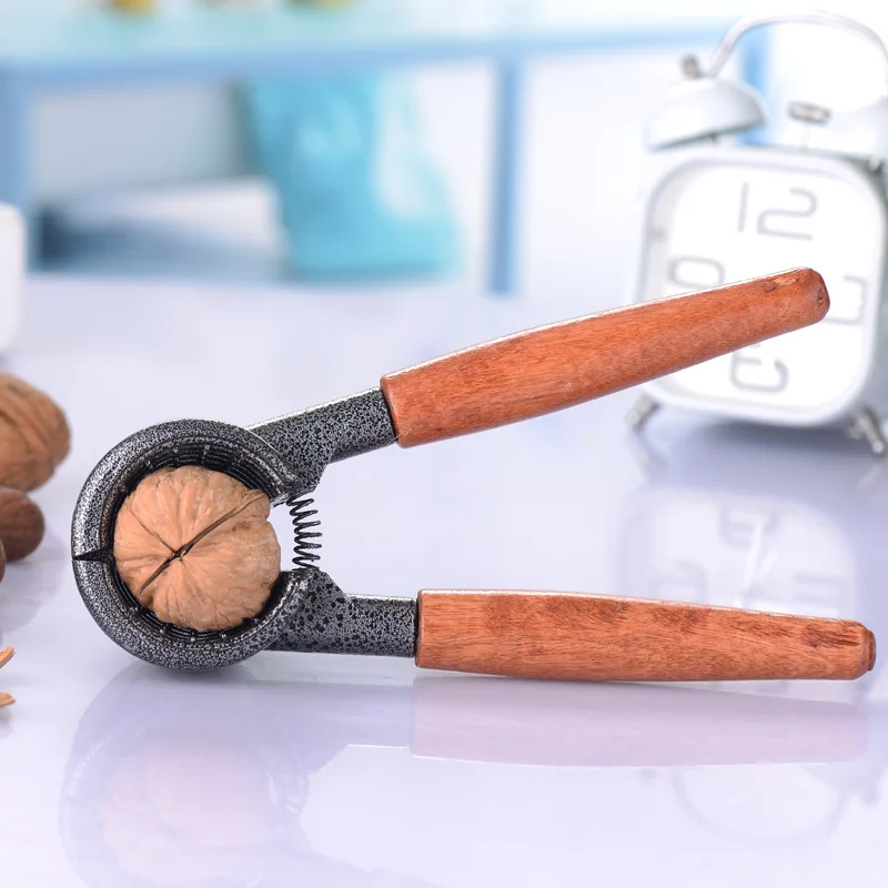 

Y232 High Quality Tool Quick Nut cracker Nuts Sheller Cracker Opener Plier Kitchen Accessories Sheller Walnut Pliers Metal