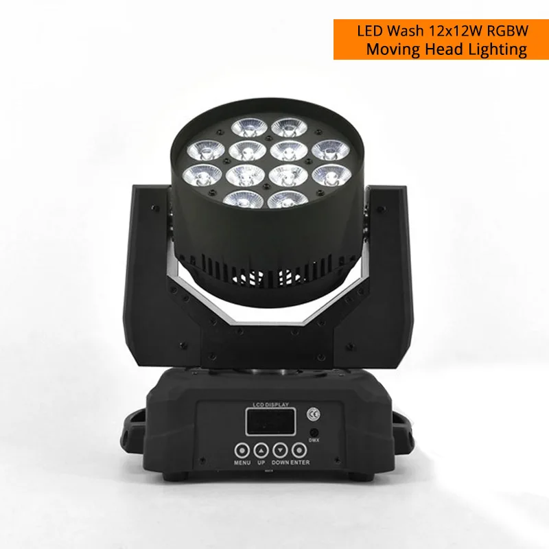 36x12 Вт RGBW 4N1 Led Zoom Moving Head Wash Light DMX512 Led Moving Head Wash Effect освещение Звук и профессиональное освещение - Цвет: LED Wash 12x12W