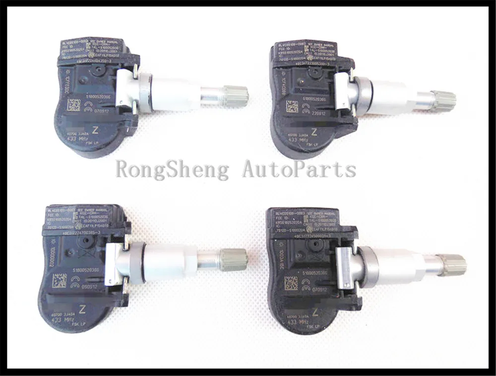 Комплект из 4 датчиков давления в шинах для Nissan Altima Pathfind TPMS OEM 40700-3JA0A/3JA0B |