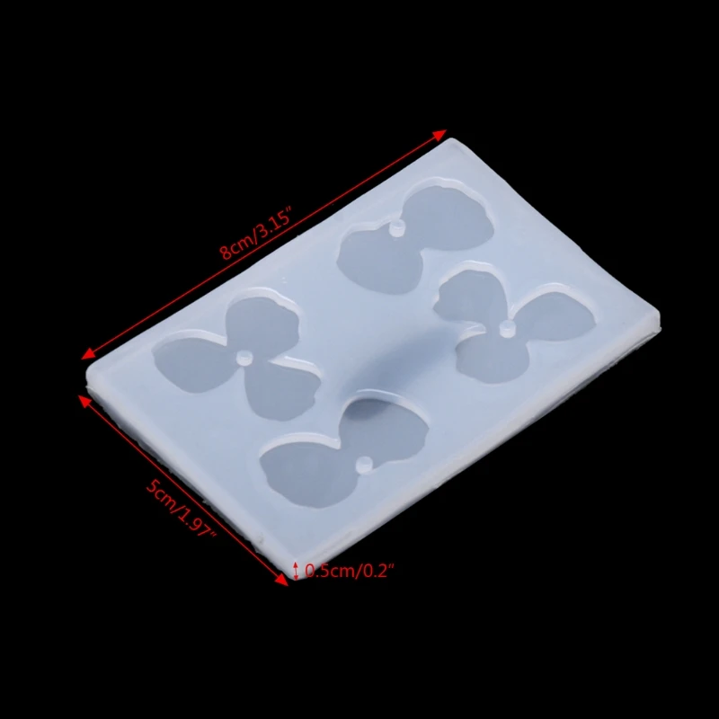 Силиконовая форма для ювелирных изделий лепесток цветов серьги подвески