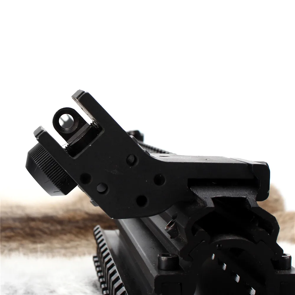 ohhunt Front and Rear 45 Degree Offset Hunting Tactical Rapid Transition BUIS Backup Iron Sight Set Free Shipping | Спорт и