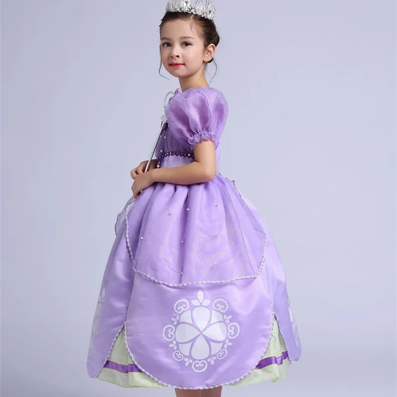 Детский костюм принцессы для девочек косплей на Хэллоуин нарядное платье
