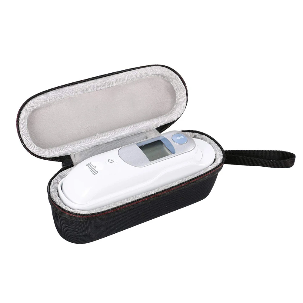 2021 Newest EVA PU Hard Bag Travel Protective Carrying Storage Cover Box Case for Braun Thermoscan 7 IRT6520 Thermometer Handbag |