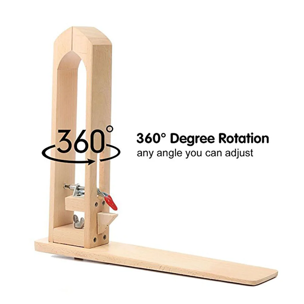 360 градусов поворотный деревянный кожаный стол шнуровка настольное шитье для DIY