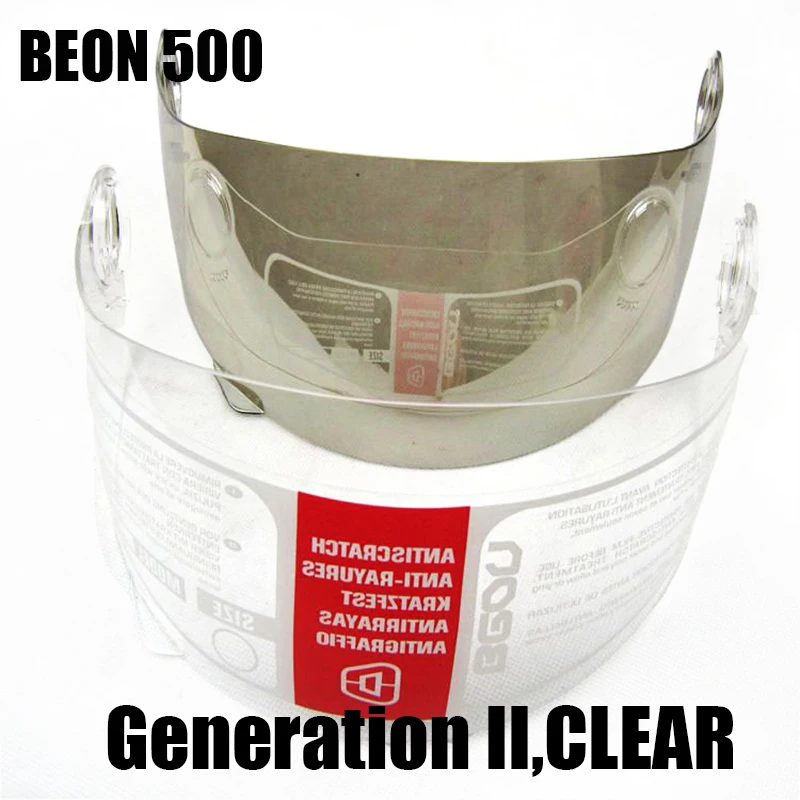 Generation 2 clear BEON 500 Four Seans Full Face классический мотоциклетный шлем Go kart горный велосипед ATV мотоциклетный головной убор casco capacete козырек - Цвет: Generation 2 clear