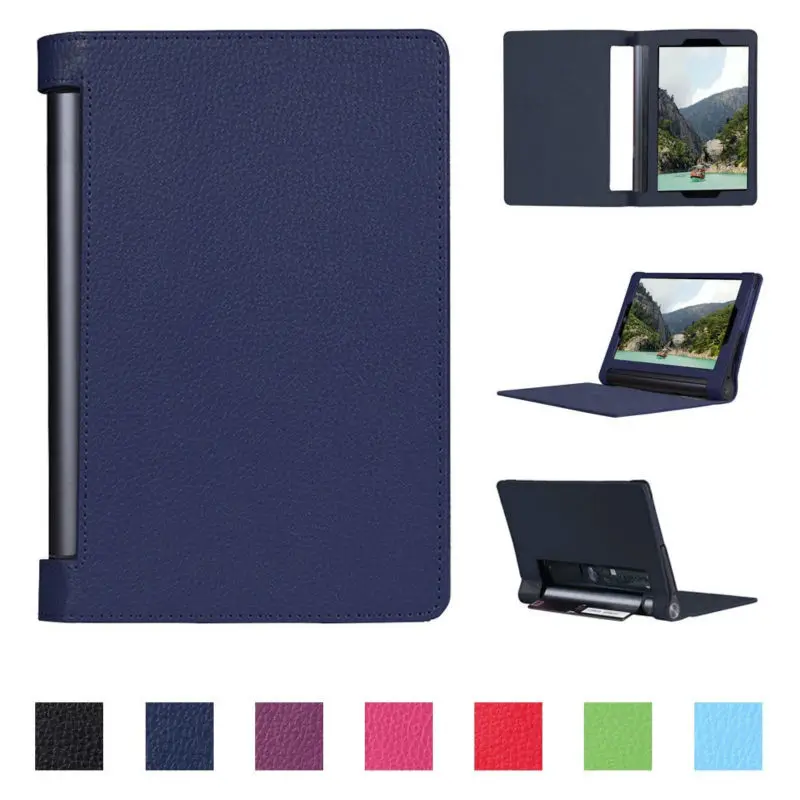 Yoga Tab 3 1" планшетный чехол из искусственной кожи с откидной крышкой чехол для lenovo Yoga Tab 3 Pro 10 X90L X90F/Tab3 Pro 10X90 YT3-X90F YT3-X90 - Цвет: Dark Blue