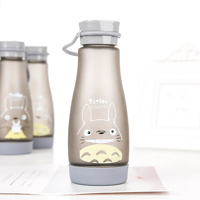 Мультфильм милый Тоторо стеклянная бутылка для воды открытый портативный