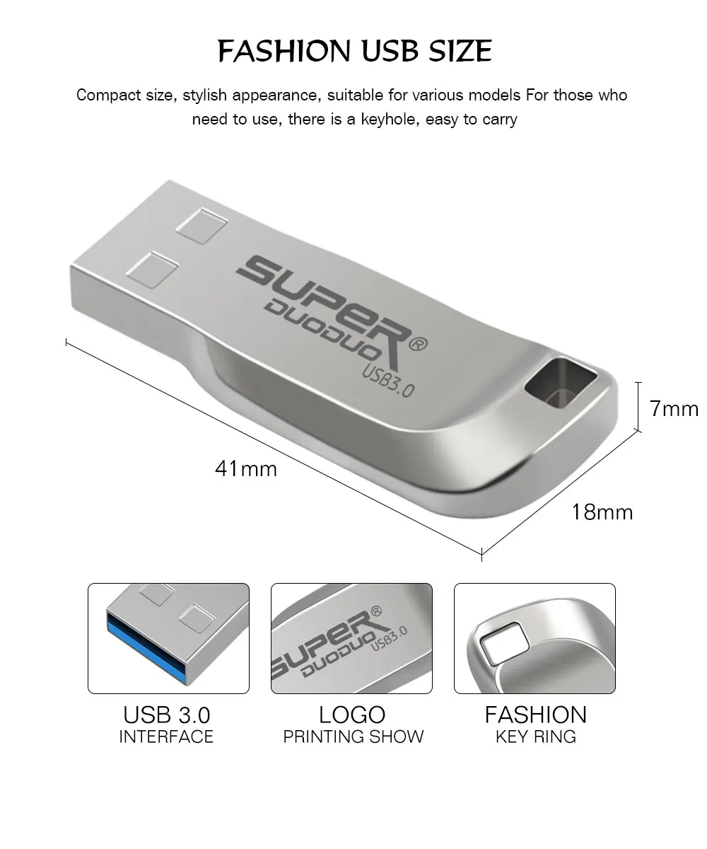 Горячая Распродажа Usb 3,0 Серебряная ручка привод 16 ГБ 32 ГБ 64 ГБ USB флэш-накопитель usb-флэш в виде ключа 128 ГБ мини флэш-usb флешка диск
