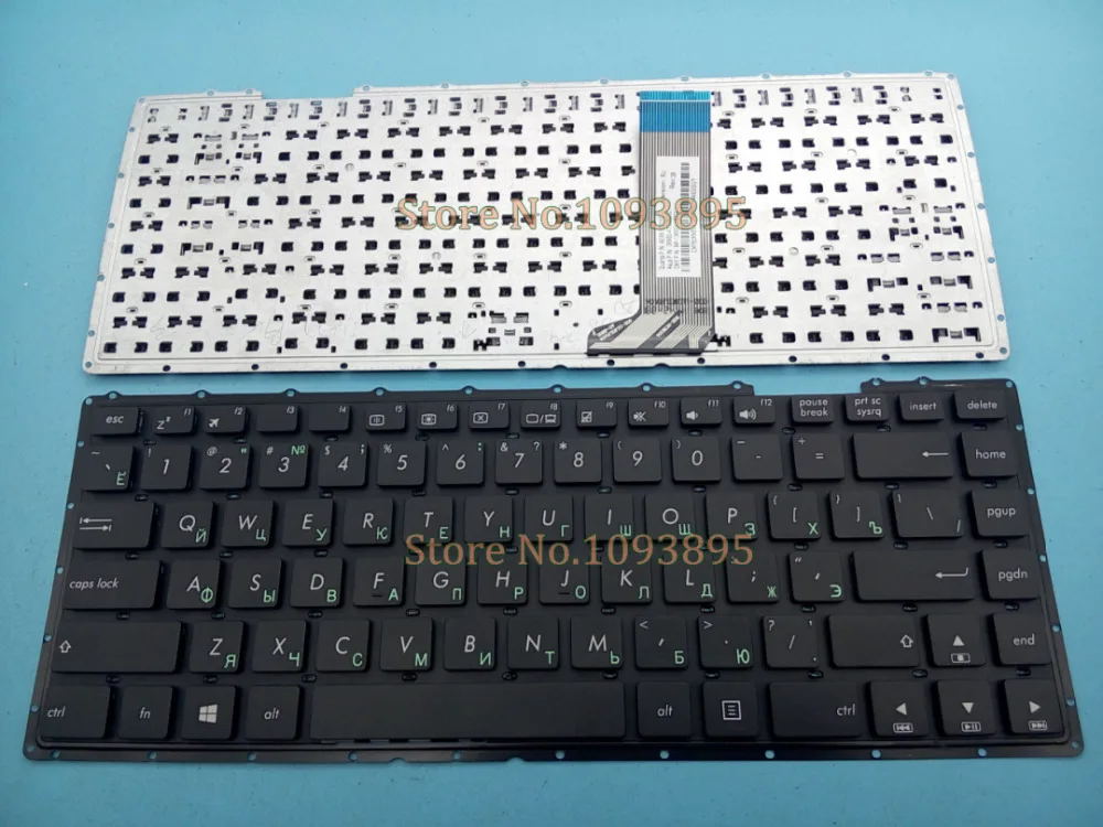 Новая русская клавиатура для ноутбука Asus X453 X453M X453MA черная|spanish keyboard stickers|spanish