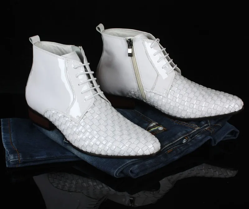 Мужские Ботильоны из натуральной кожи черные или белые|shoes men|shoe man menshoes men shoes |