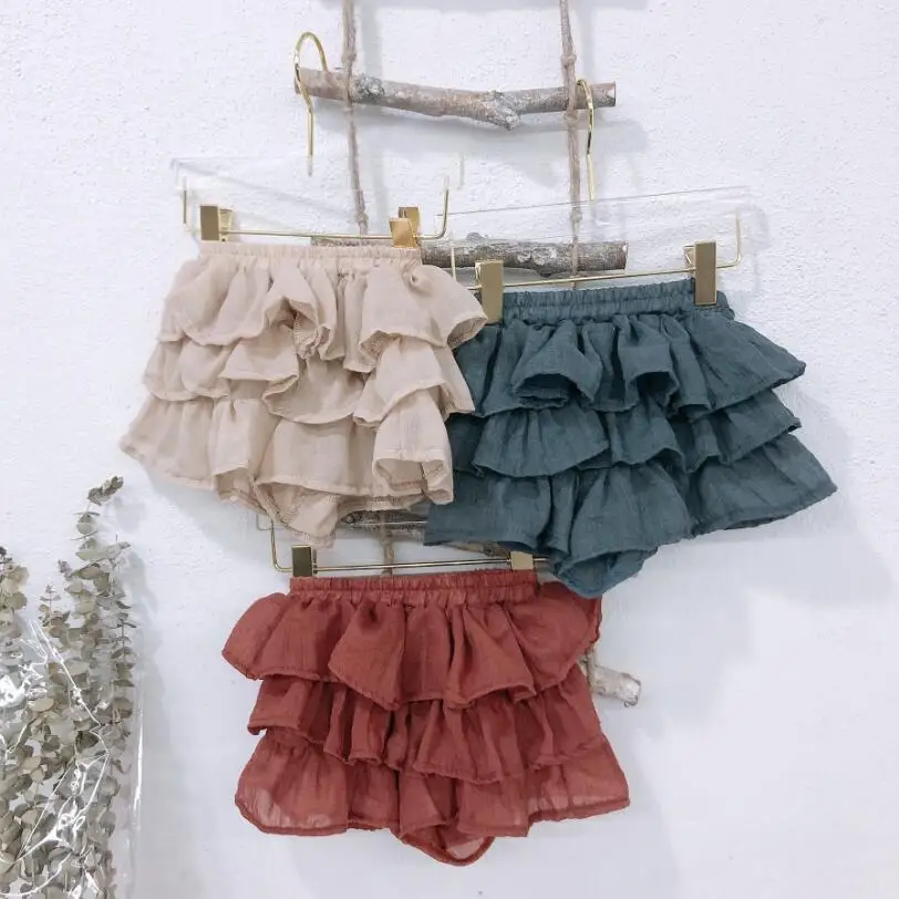2019 шорты для девочек летние пляжные маленьких детские брюки юбка пачка одежда