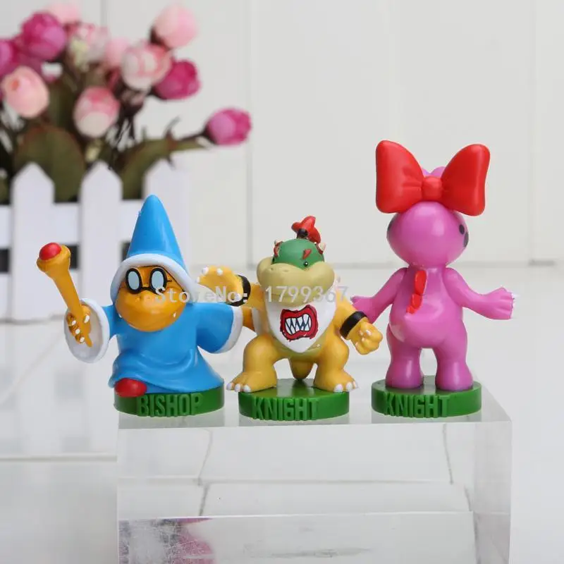 32 шт./компл. игры super mario Bros Шахматы ПВХ Действие Супер Марио цифры куклы игрушечные лошадки Рождественский подарок с
