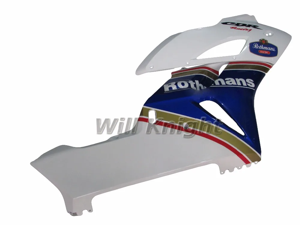 Литья под давлением Комплект кузова для Honda CBR1000RR CBR1000 2004 2005 белого и синего цвета