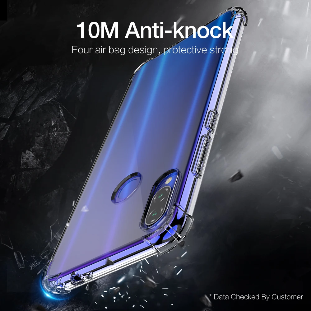 FLOVEME Case For Redmi Note 7 Transparent Soft TPU Funda Xiaomi Mi 9T K20 Pro Xiomi 9 8 SE Shockproof |