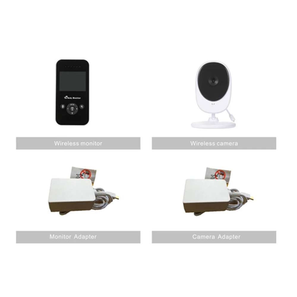 Беспроводной цифровой видеоняня 2 4 дюйма с цветным ЖК-экраном и ночным видением